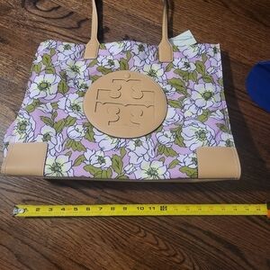 Tori Burch purse/tote. Floral